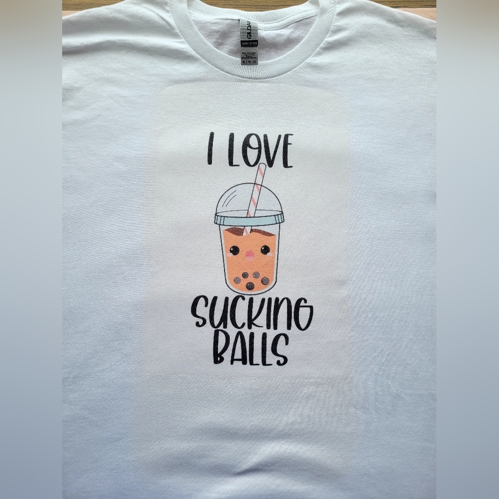 I love sucking (boba) balls